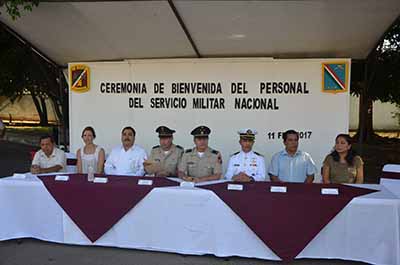 Ejército Mexicano da la Bienvenida a Conscriptos del Servicio Militar Nacional