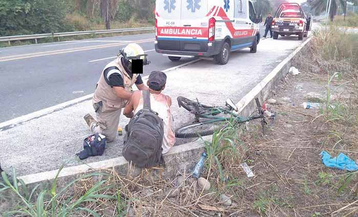 Ciclista Fue Atropellado En La Carretera Peri Dico El Orbe