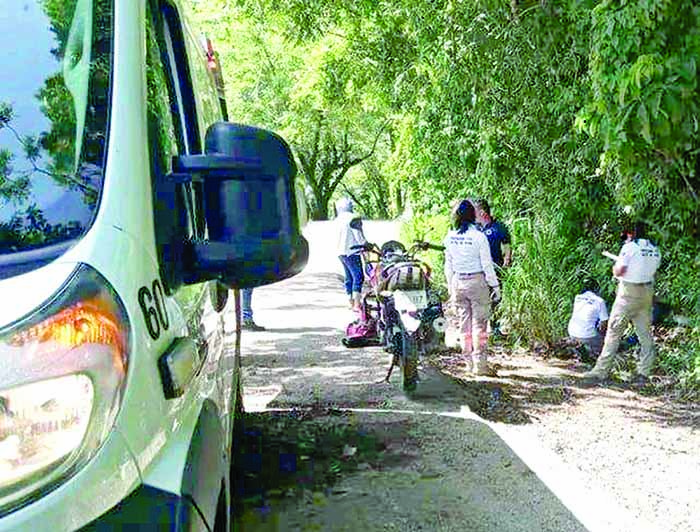 Derrapó en su Motocicleta por Evitar Atropellar a un Perro Periódico