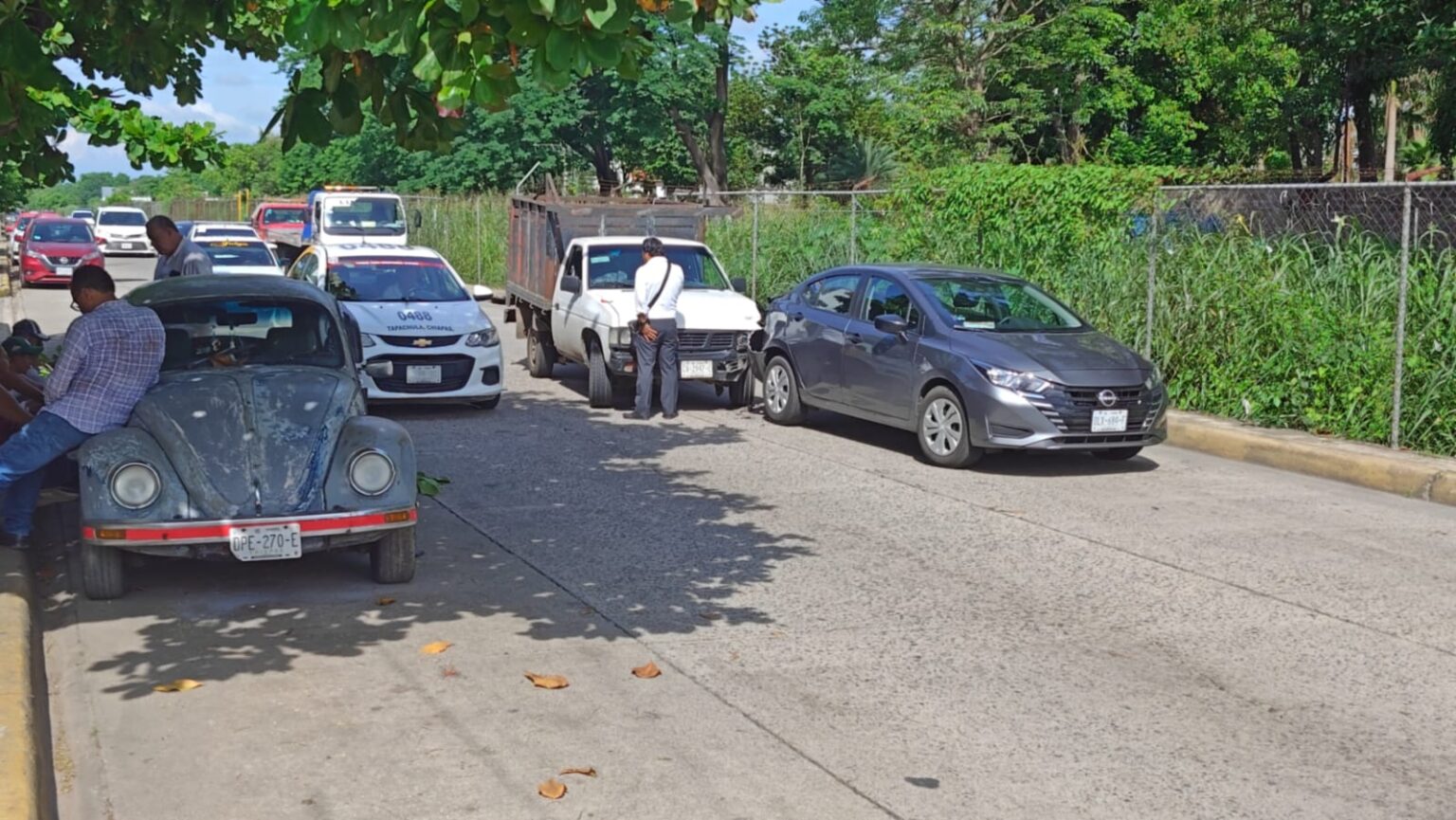 Accidente Vial Deja Solo Da Os Materiales Peri Dico El Orbe