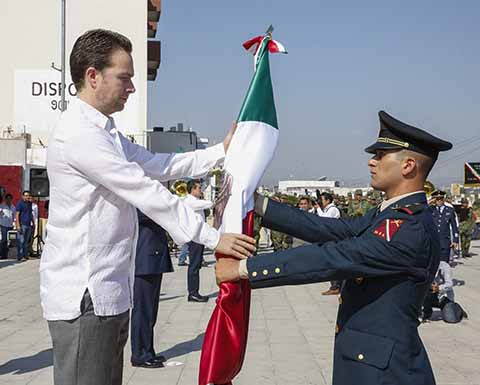 Conmemora MVC los 196 Años de la Bandera de México