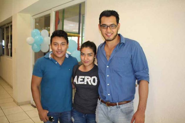 Luis López, Mariel Rivas, Rodrigo Chávez.