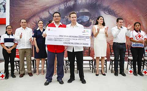 Encabeza MVC el Inicio de la Colecta Nacional de la Cruz Roja Mexicana 2017