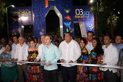 Inaugura Manuel Velasco el Magestuoso Parque Ecológico y la Feria Tapachula Mesoamericana 2017