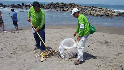 En Marcha Operativo de Limpieza en Playas de Chiapas