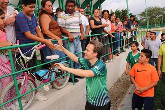 Inaugura Manuel Velasco “Los Cerritos” La Mejor Obra Deportiva en el Estado