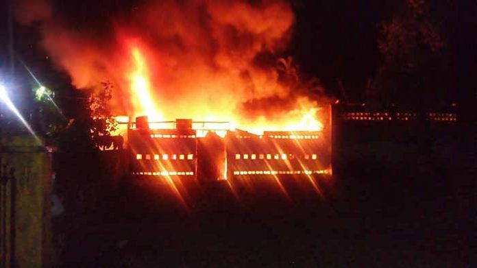 Se Incendió Bodega en la Central Oriente