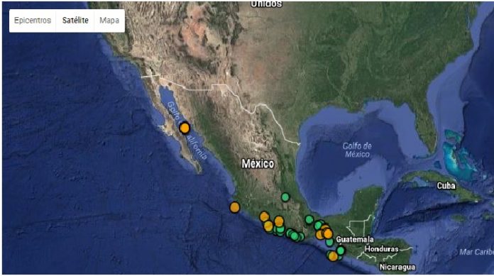 Intenso Sismo Sacude a Chiapas y Guatemala; en el Mes se han Registrado 394 Temblores Leves