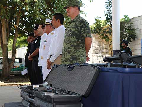 SSYPC Realiza Entrega de Armas a Cuerpos Policiacos del Soconusco