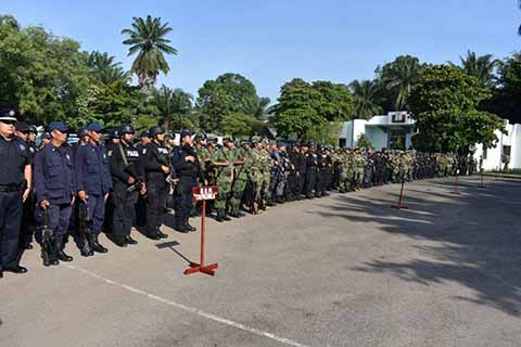 Autoridades Policiacas y Militares Inician Operativo Costa-Chiapas 2017