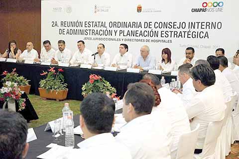 Segunda Reunión Estatal Ordinaria del CIDAPE Para Fortalecer Atención Médica de Chiapanecos