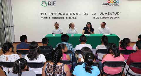 Ofrece DIF Chiapas Orientación en Temas de Riesgo Para Jóvenes