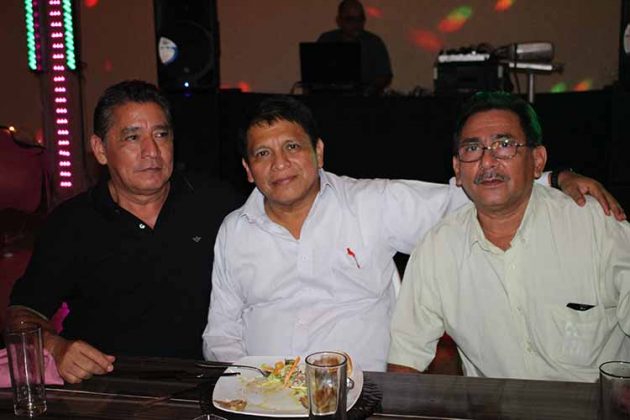 Alfredo Villafuerte, Antonio Santiesteban, Ricardo Argüello.