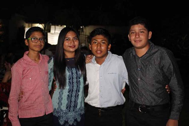 Eduardo Luis, José de los Santos, Fany Solís, Noé Solís.