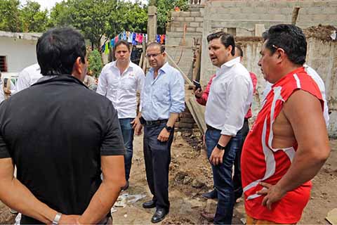 Supervisan Trabajos y Ayuda Humanitaria en Tuxtla Gutiérrez