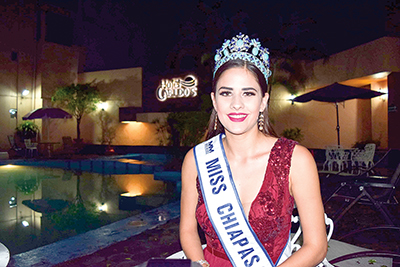 Miss Chiapas Charla con EL ORBE