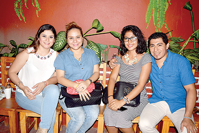 Fátima Aquino, Annaury Nuñez, Karen Cifuentes, Eliel Baneco.