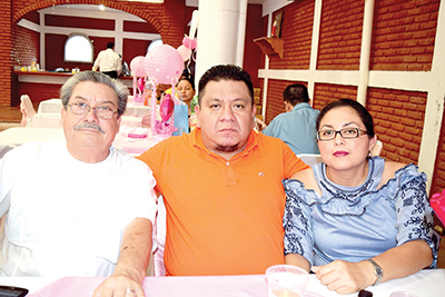 Carlos Cueto, Freddy Jiménez, Dalila Gutiérrez.