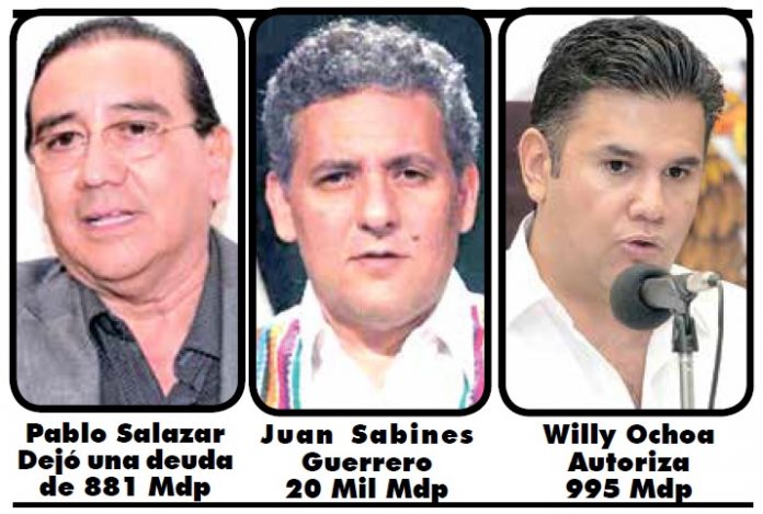 No más Endeudamientos Para Chiapas; con Este Nuevo Congreso Willy Ochoa Autoriza 995 Mdp más