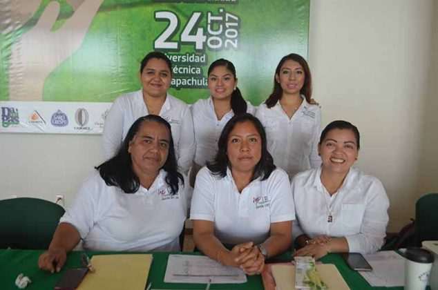 Wendy Marroquín, Angélica López, Ilse Domínguez, Flor Grajales, Francisco Leyva, Georgina Bercian.