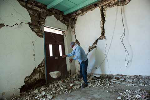 Aumenta a 7,750 las Casas con Daños Totales por el Terremoto en Chiapas