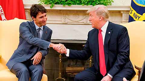 Donald Trump Estudia un Acuerdo Comercial con Canadá Pero sin México