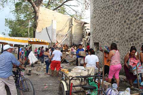 Registran Actos de Rapiña en la Abarrotera Sahuayo