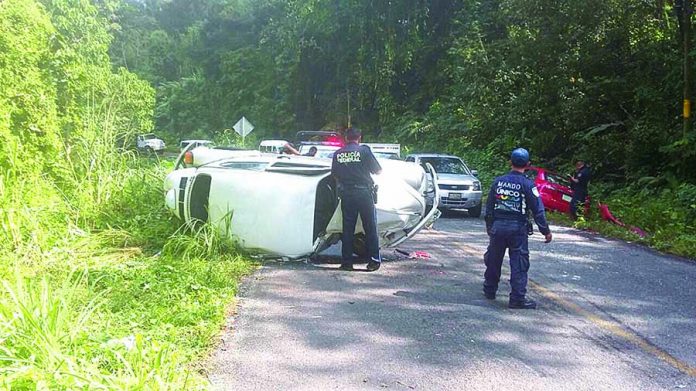 Aparatoso Accidente Dejó un Lesionado