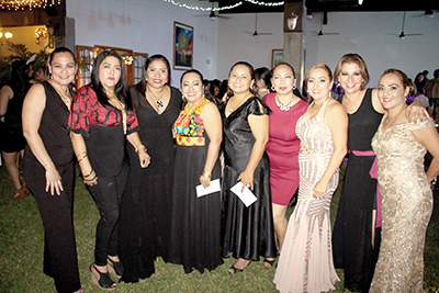 Angélica Águila, Sonia Guizar, Marisol Velázquez, Olga Cancino, Hannia López, Zulma Argentina, Gaby Barrera, Brisa Marín, Belén Barrera.