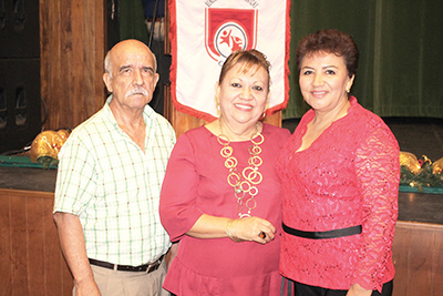 Guillermo Fuentes, Supervisor zona 07 de Primaria; Guadalupe Tapia, Supervisora zona escolar 008 Secundaria; Teresa Renoc, Directora General CBA.