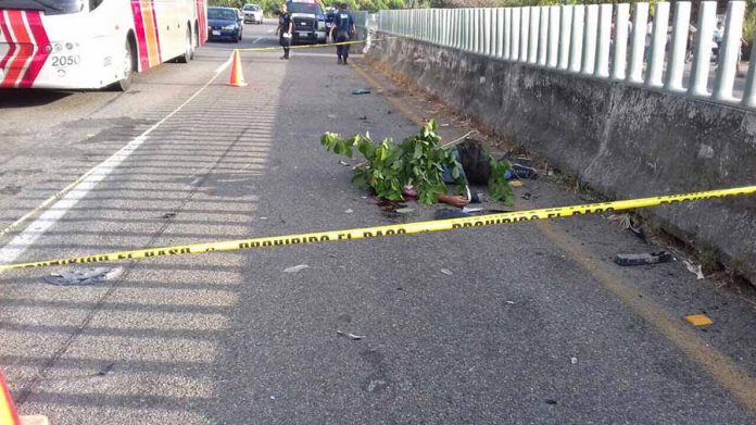 Motociclista Murió Atropellado en Huehuetán