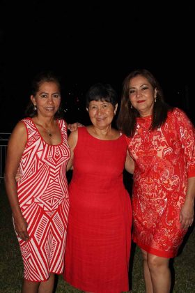 Ruth de la Cruz, Ilse Chang, Esperanza Pérez.
