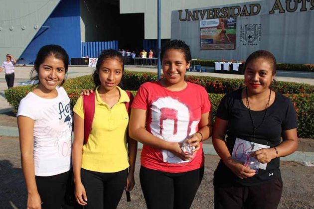 Leticia Velasco, Adasa Flores, Hannia Ibarra, Rosario Roblero.