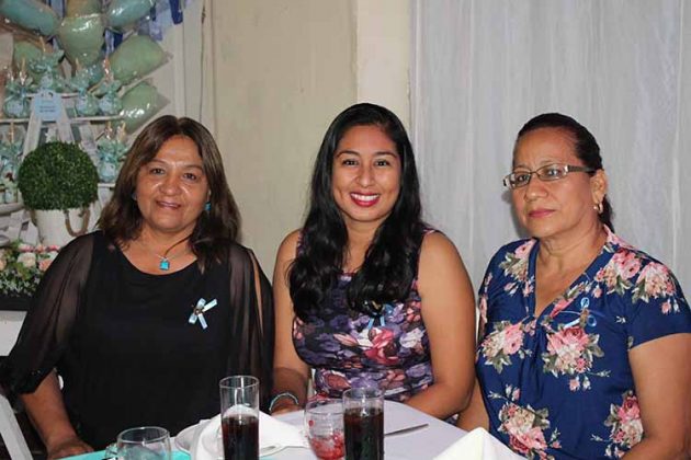 Mariza Solís, Karen Pérez, Nelida Cortés.
