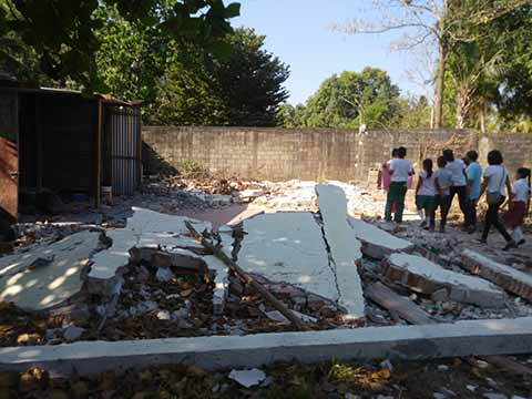 Constructora Deja abandonada Obra Escolar en la Primaria “Leona Vicario”