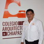 Orlando Méndez, presidente del Colegio de Arquitectos de Chiapas.