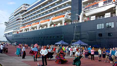 Arriba a Puerto Chiapas Crucero Ms Westerdam