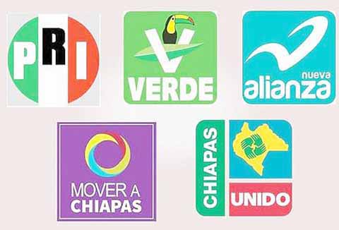 Los Cinco Partidos de “Todos por Chiapas” se Unen También Para las Diputaciones