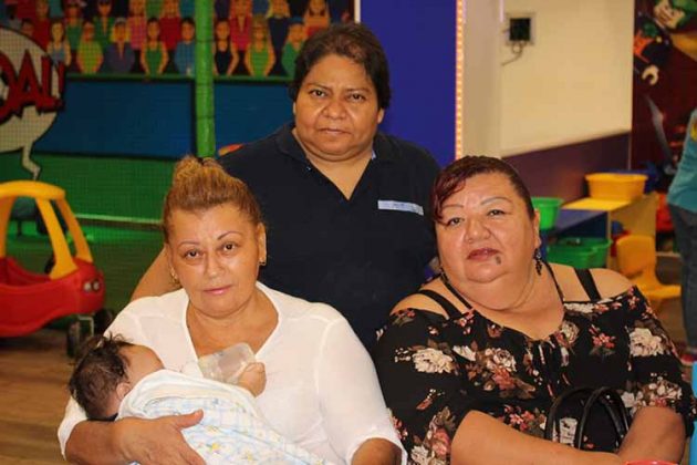 Elisa López, Lourdes Muñoz, Elizabeth Pérez, Emiliano Federico.