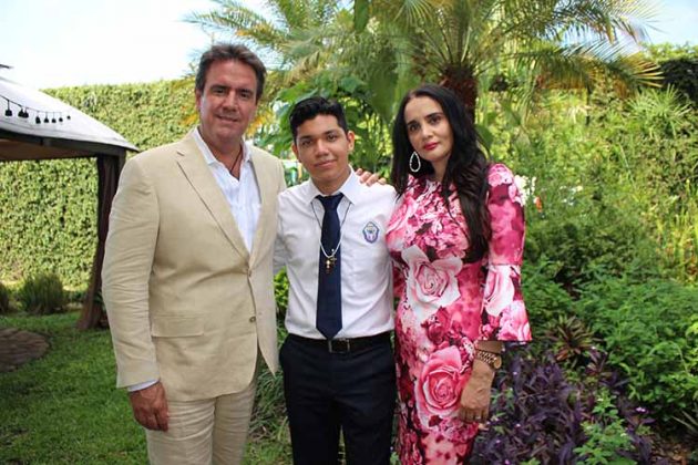 Luis Fernández, Alejandro Salazar, Dubraska Romedo.