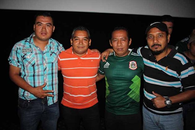 Adain Ballinas, Francisco Santiago, José Morales, Carlos Pérez.
