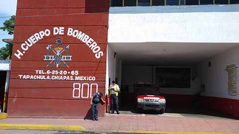 Sin Equipamiento Bomberos de Tapachula por Falta de Recursos
