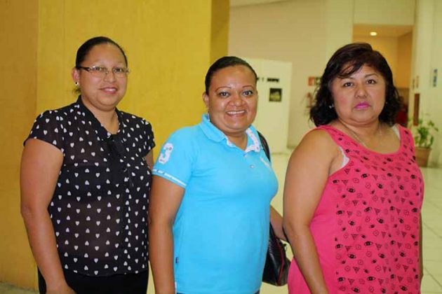 Zoila Orantes, Yadira Hernández, Virginia Ramírez.