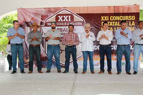 Inaugura SECAM Concurso Estatal de la Vaca Lechera