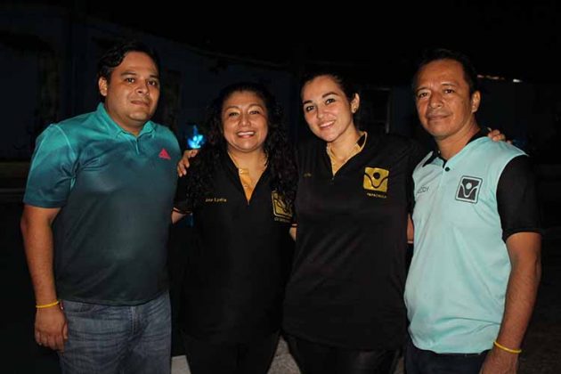 Profesional Staff del CIJ Tapachula: Freddy Hernández, Ana Ovando, Anita Gamboa, Miguel Mancera.