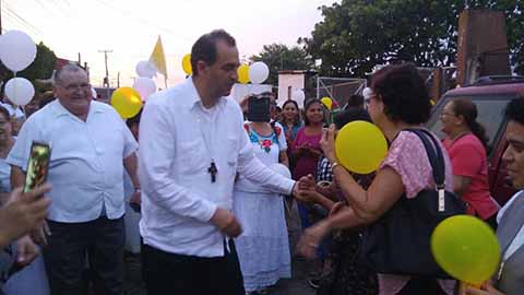 Arriba a Tapachula Jaime Calderón Nuevo Obispo de la Diócesis
