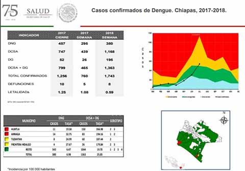 Suman 8 Muertos por Dengue en Chiapas Ante la Falta de Acciones Preventivas
