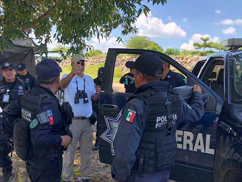 INM y Federales Realizan Operativos en el Río Suchiate, Para Frenar Entrada de Indocumentados