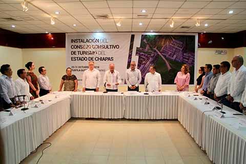 Instalan Consejo Consultivo de Turismo en Chiapas