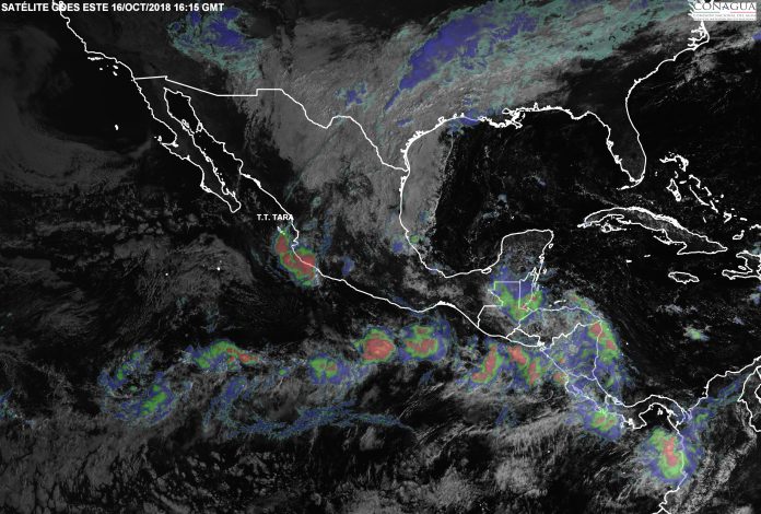 Fin de Semana con Lluvias en Gran Parte de México